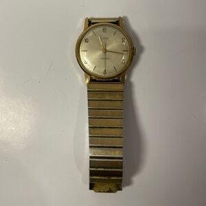 1960s vintage Timex Marlin Mechanical Gold-Tone Men's Watch